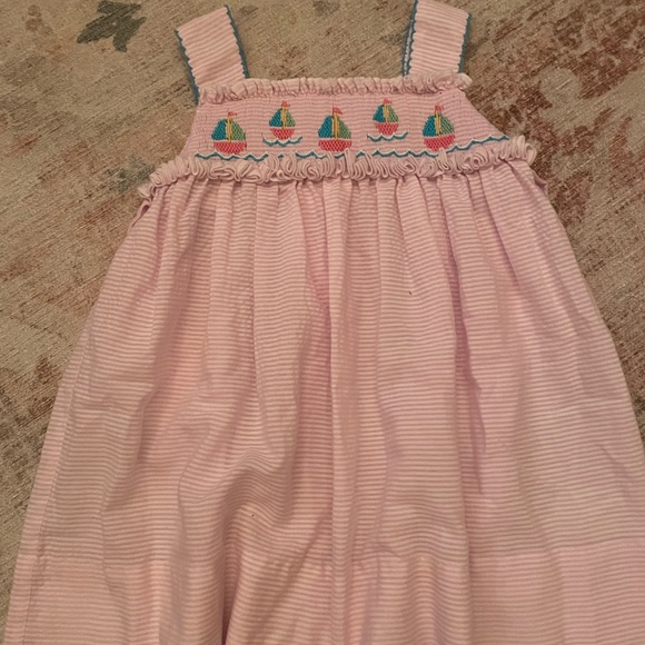 Other - Pink smocked boat dress